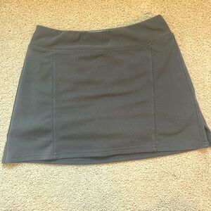 black adidas kids golf skirt